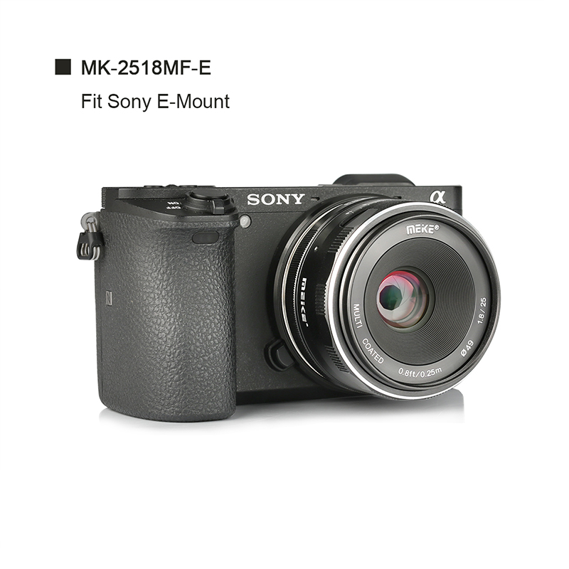 Lens MEIKE 25mm F1.8 Manual Focus for Sony E Mount